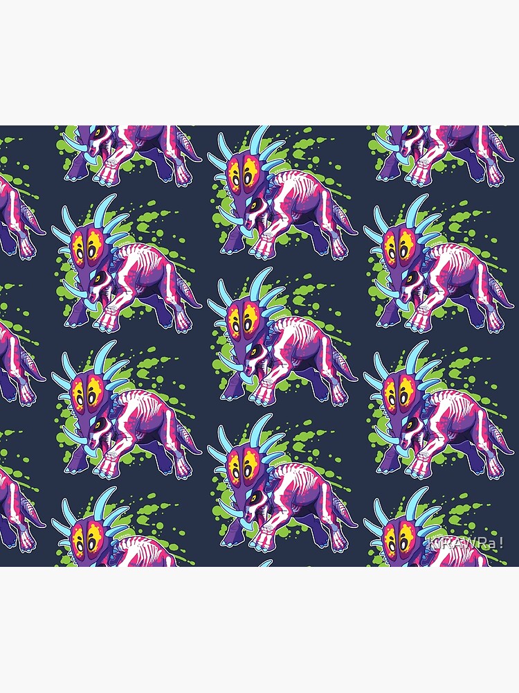 Thumbnail 3 von 3, Wandbehang, Radioaktiver Styracosaurus designt und verkauft von Kirara.
