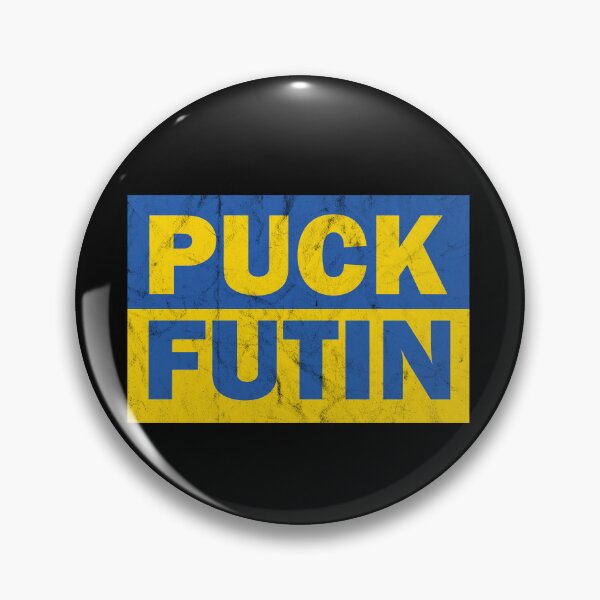 Item preview, PUCK FUTIN BANDERA DE UCRANIA (Versión estresada) designed and sold by MisterPlop.