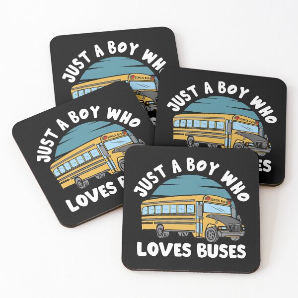 Item preview, Just A Boy Who Loves Buses Cute School Bus Design for Boys  designed and sold by alenaz.