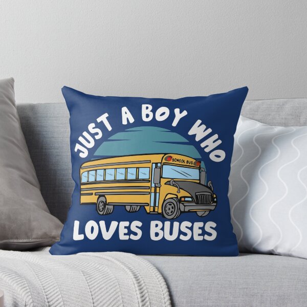Item preview, Just A Boy Who Loves Buses Cute School Bus Design for Boys  designed and sold by alenaz.