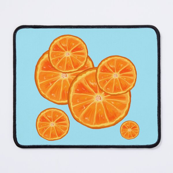 Item preview, Six Orange Fruit Slices designed and sold by anatovas.