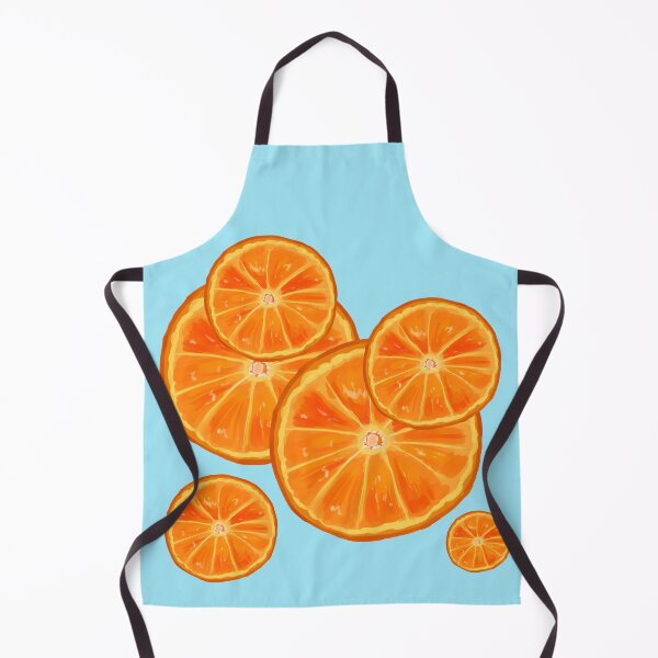 Item preview, Six Orange Fruit Slices designed and sold by anatovas.
