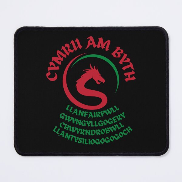 Item preview, Cymru am byth - Llanfairpwllgwyngyllgogerychwyrndrobwllllantysiliogogogoch - Wales forever designed and sold by TheVarc.