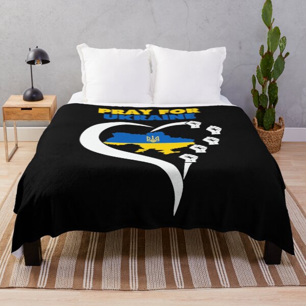 Item preview, Pray for Ukraine Shirt Ukrainian Flag Heart Patriotic Men Women Kids designed and sold by ZANNIX.