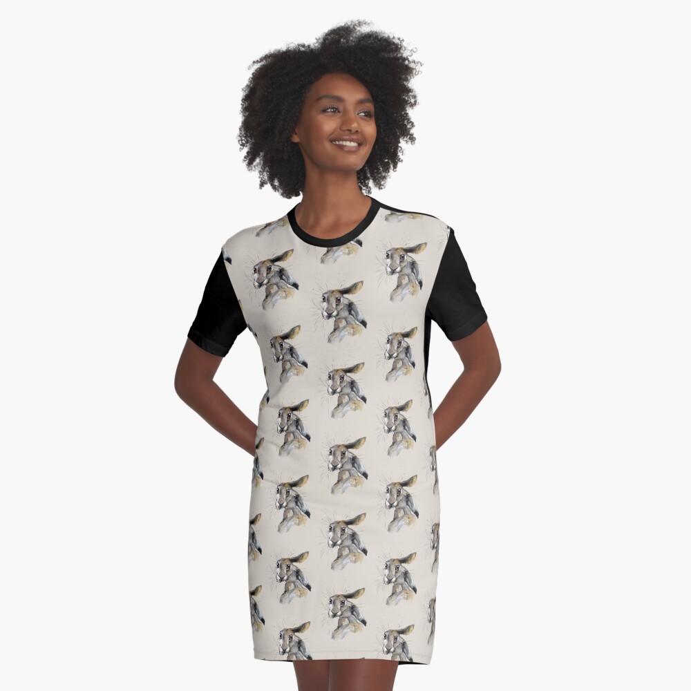 Item preview, Graphic T-Shirt Dress designed and sold by LuciPower.