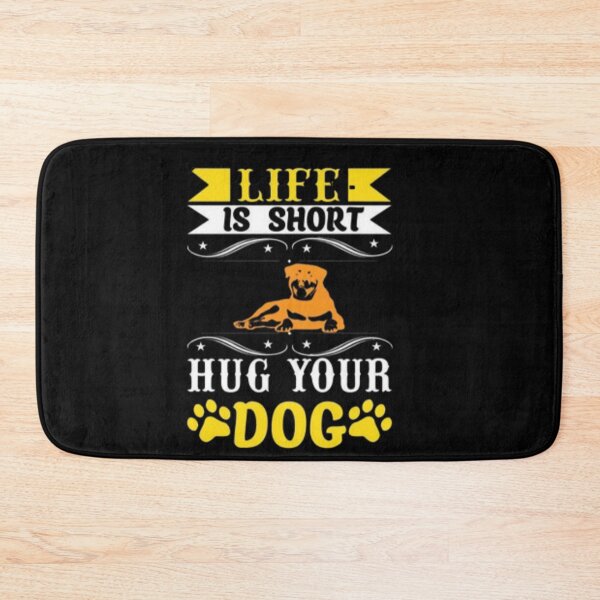 Item preview, Life is short hug your dog illustration premium design  designed and sold by truemoneyman.