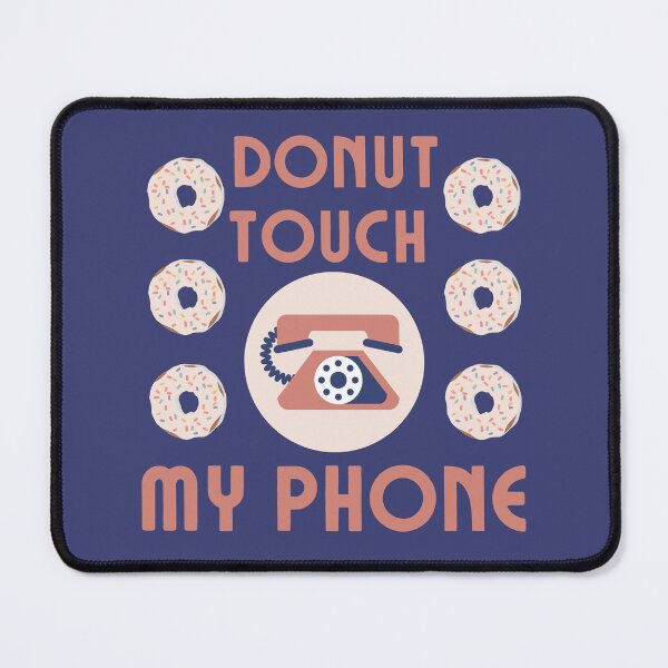 Item preview, Donut Touch My Phone Retro designed and sold by SunfullyYours.