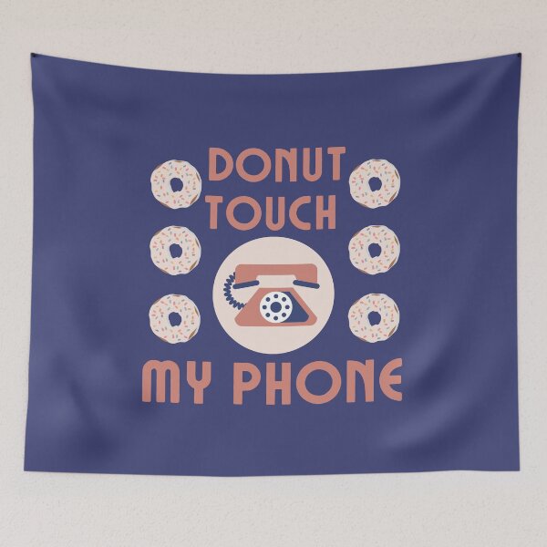 Item preview, Donut Touch My Phone Retro designed and sold by SunfullyYours.