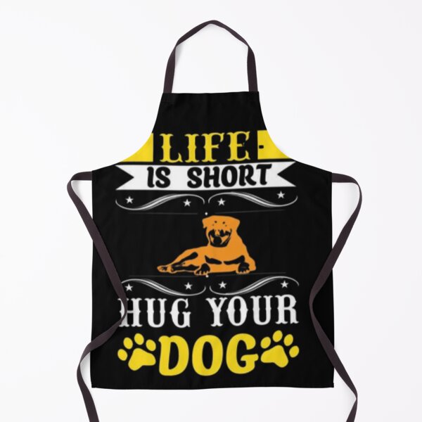 Item preview, Life is short hug your dog illustration premium design designed and sold by truemoneyman.