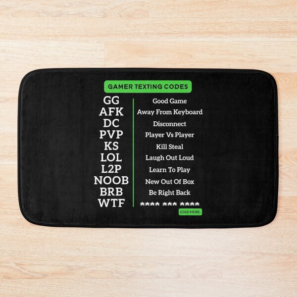 Item preview, Gamer Texting Codes - Funny Gamers  designed and sold by MinaToko.
