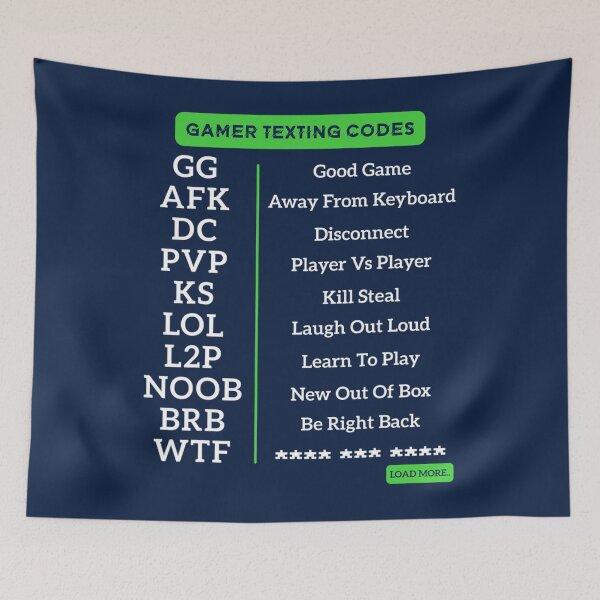 Item preview, Gamer Texting Codes - Funny Gamers  designed and sold by MinaToko.