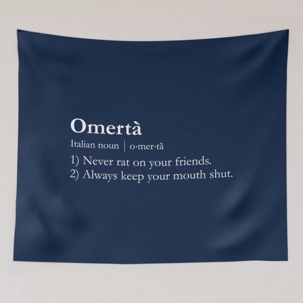 Item preview, Omerta - Rules for the Life - Mobsters Unite!  designed and sold by MinaToko.