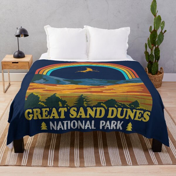 Item preview, Great Sand Dunes National Park and Preserve 70s Camping  designed and sold by MinaToko.