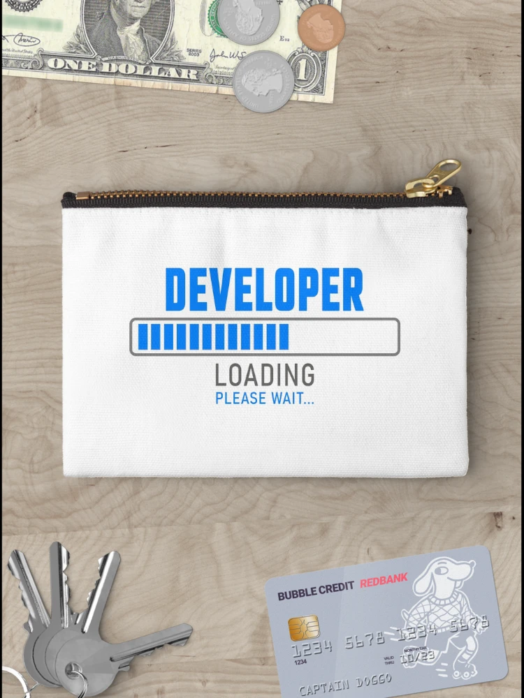 Thumbnail 3 of 4, Zipper Pouch, Developer- Loading please wait designed and sold by VrajStudio.