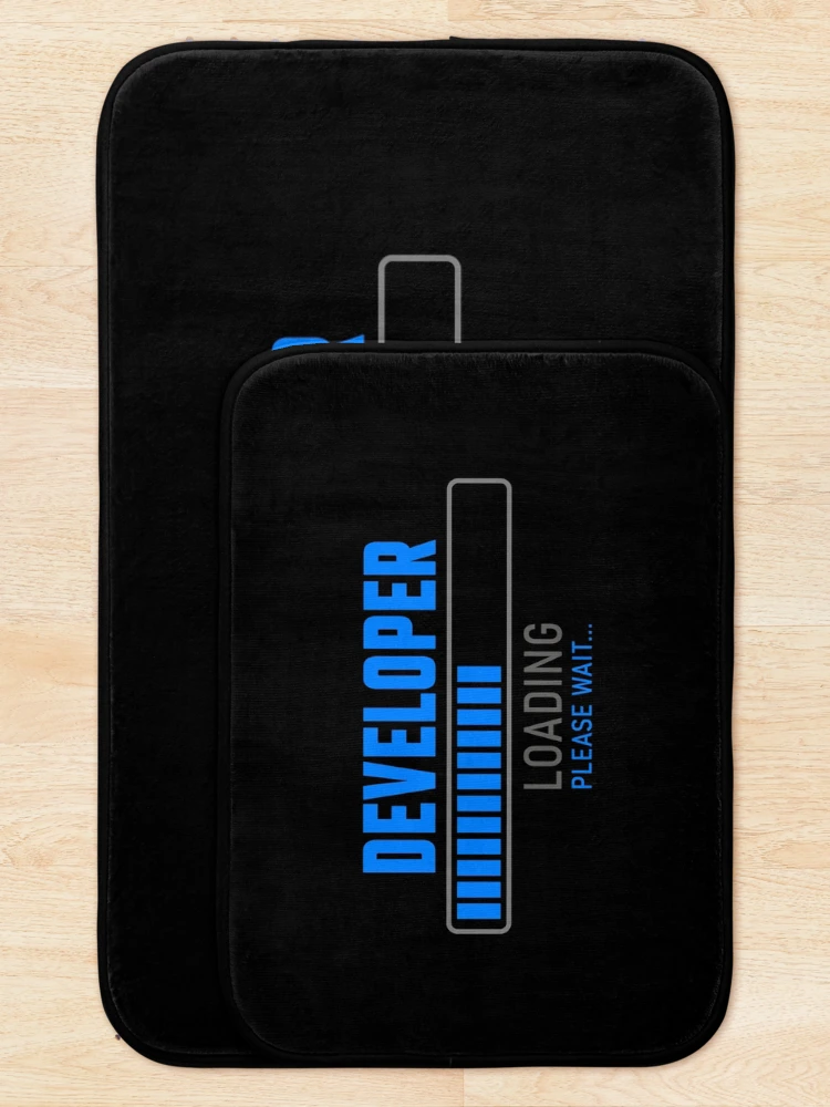 Thumbnail 5 of 6, Bath Mat, Developer- Loading please wait designed and sold by VrajStudio.
