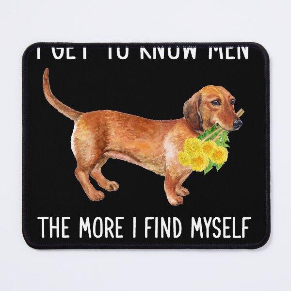 Item preview, The better i get to know men yellow dog poster designed and sold by Correia2950.