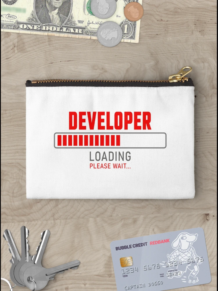 Thumbnail 3 of 4, Zipper Pouch, Developer- Loading please wait designed and sold by VrajStudio.