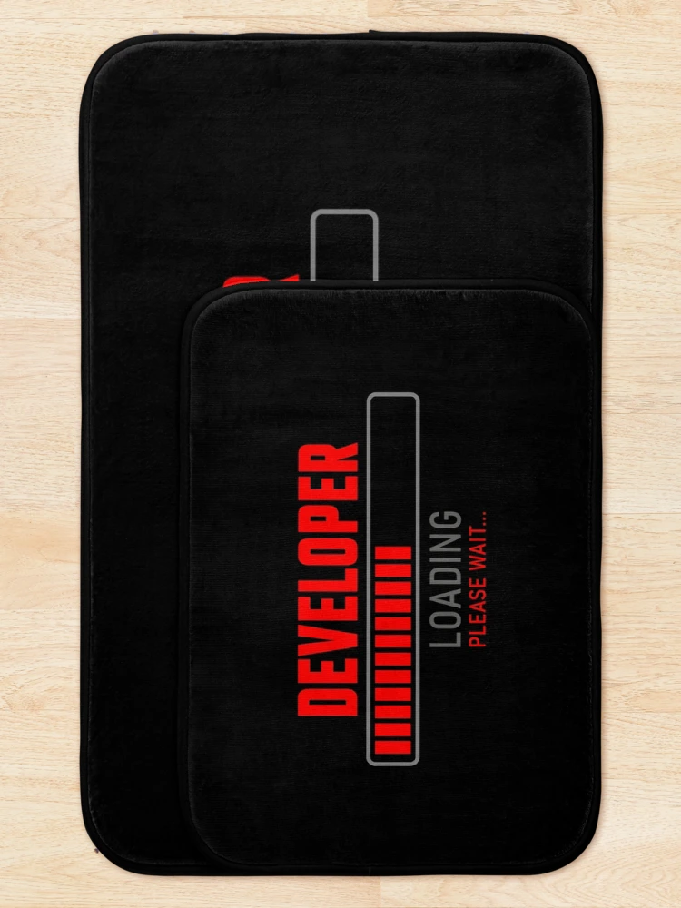 Thumbnail 5 of 6, Bath Mat, Developer- Loading please wait designed and sold by VrajStudio.