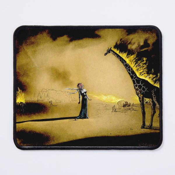 Item preview, BURNING GIRAFFE : Vintage 1937  Abstract Painting Print designed and sold by posterbobs.
