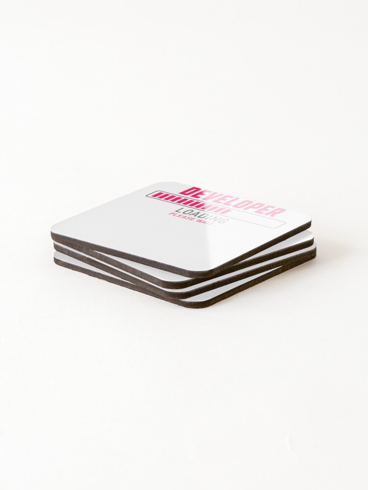 Thumbnail 4 of 5, Coasters (Set of 4), Developer- Loading please wait designed and sold by VrajStudio.