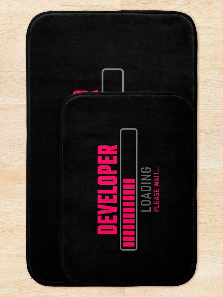 Thumbnail 5 of 6, Bath Mat, Developer- Loading please wait designed and sold by VrajStudio.