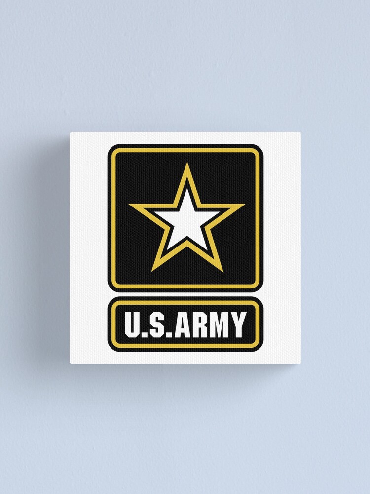 us-army-logo-canvas-print-for-sale-by-themilitaria-redbubble