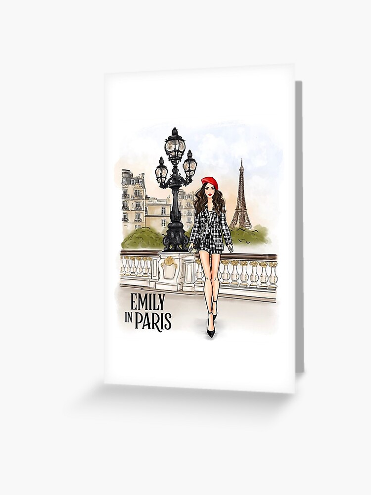 Emily in Paris Heart Dress Card Set Paris Everyday Cards Set 