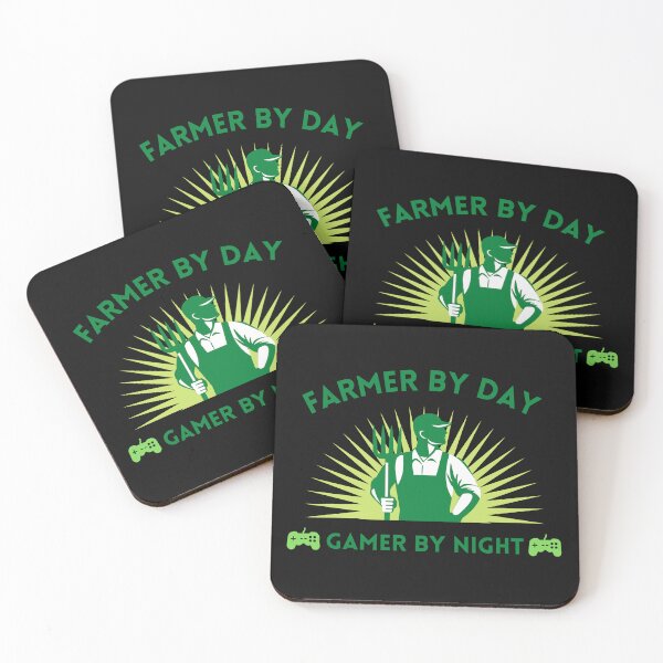 Item preview, Farmer By Day Gamer By Night, Gamer Farmer, Funny Gamer Farmer designed and sold by Designting.