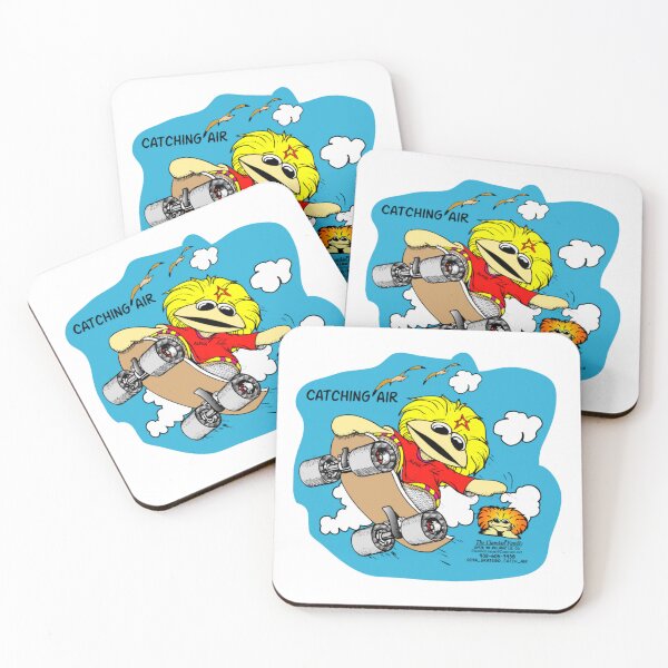 Item preview, Catching Air -Skate Boarding Alpha - Clamkin Family Cartoon designed and sold by Bruce Ingrassia.