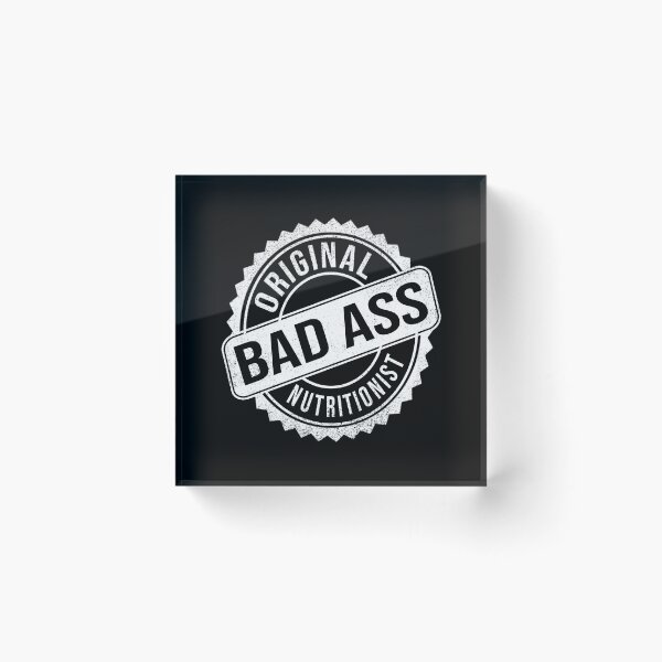 Item preview, Badass Person - Nutritionist designed and sold by MoonsmileProd.