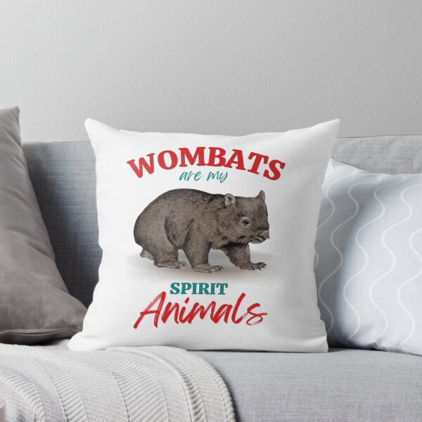 Item preview, Wombats are My Spirit Animals Aussie wildlife  designed and sold by headpossum.
