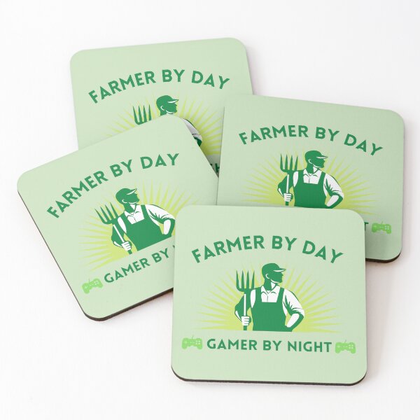 Item preview, Farmer By Day Gamer By Night, Gamer Farmer, Funny Gamer Farmer designed and sold by Designting.
