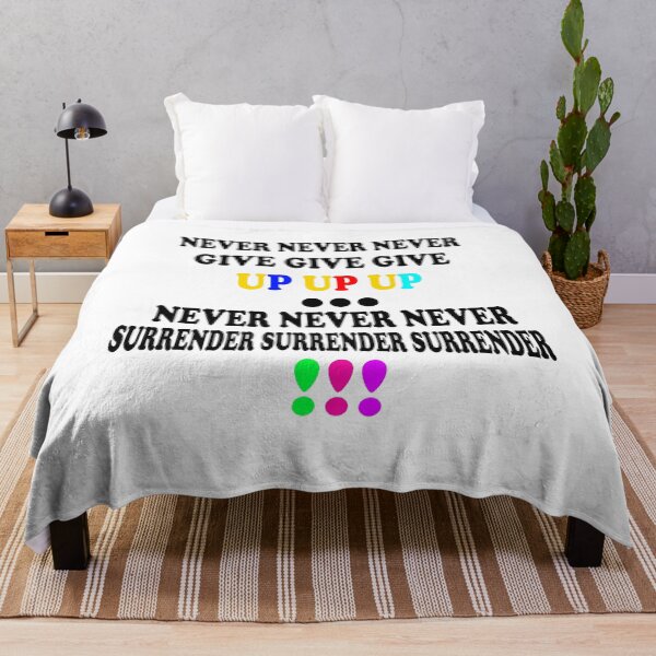 Item preview, Never Give Up. Never Surrender! - Never Never Never Surrender - Never Quit Never Give Up Never Surrender - You Never Lose Until You Give Up designed and sold by Viktor Kabbach.