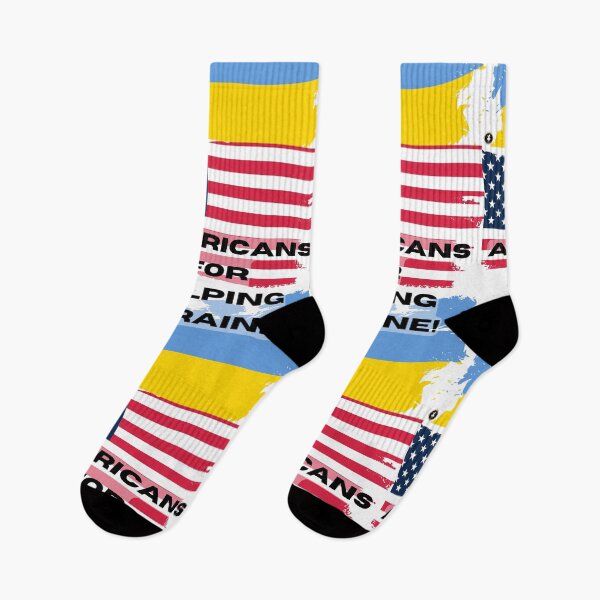 Item preview, Americans for Helping Ukraine! designed and sold by ForscarlettPub.