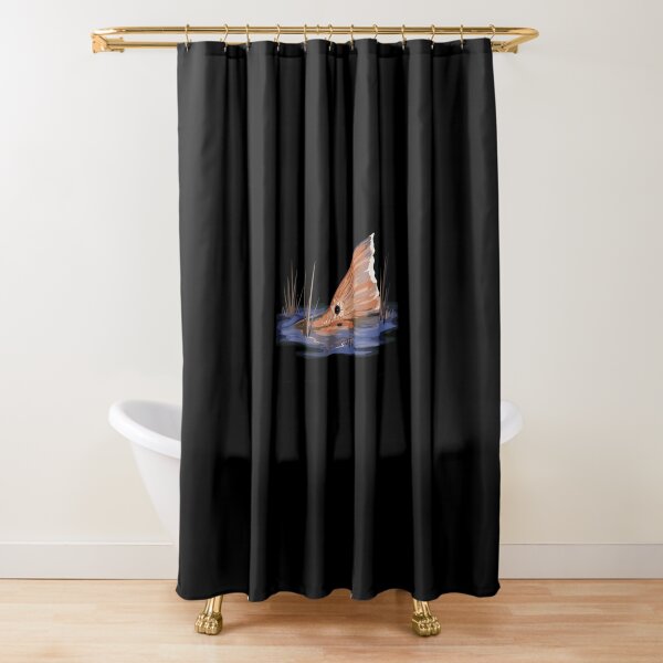  Lake Life Decor Curtains & Drapes Fish Fishhook