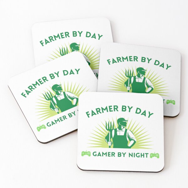 Item preview, Farmer By Day Gamer By Night, Gamer Farmer, Funny Gamer Farmer designed and sold by Designting.