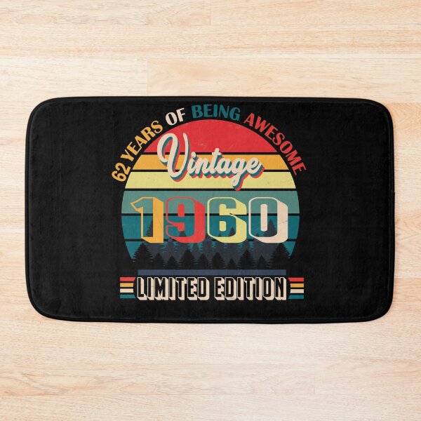 Item preview, 62 years of being awesome vintage 1960 limited edition | Born January 1960 Limited Edition 62 Years Of Being Awesome Vintage , January 1960 62 Years Old , 62th Birthday designed and sold by SimoSaladain.