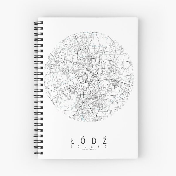 Item preview, Lodz City Map of Poland - Circle designed and sold by deMAP.
