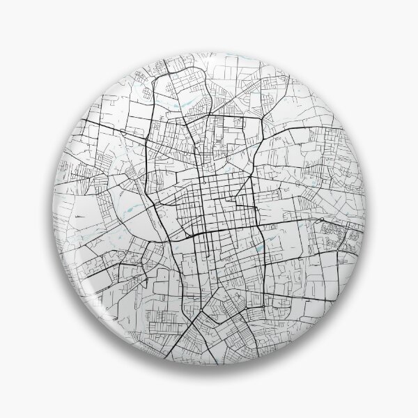 Item preview, Lodz City Map of Poland - Circle designed and sold by deMAP.
