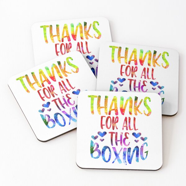 Item preview, Thanks For All The Boxing watercolor designed and sold by Byrd-Maureen.