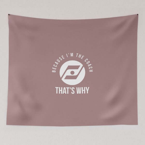 Item preview, Because I'm the coach that's why - Funny hockey coach saying designed and sold by Theleochick.