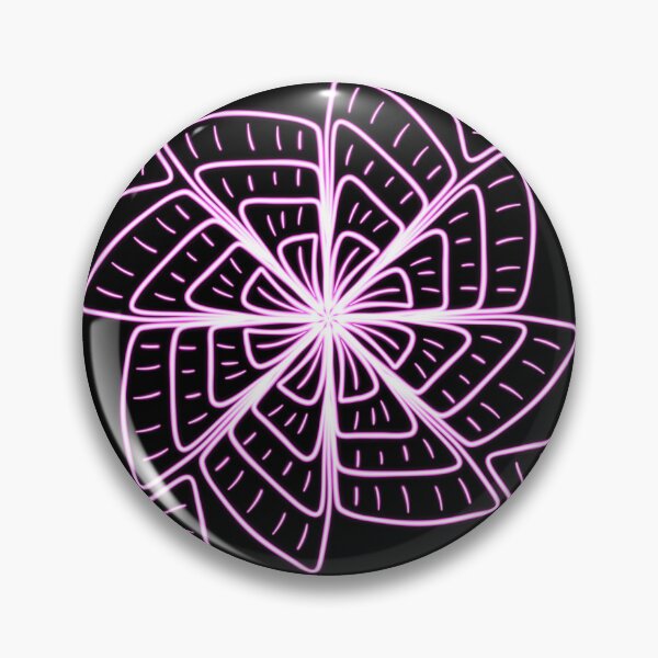 Item preview, Abstract Neon Fan Flower Pattern designed and sold by thesnowwhyte.