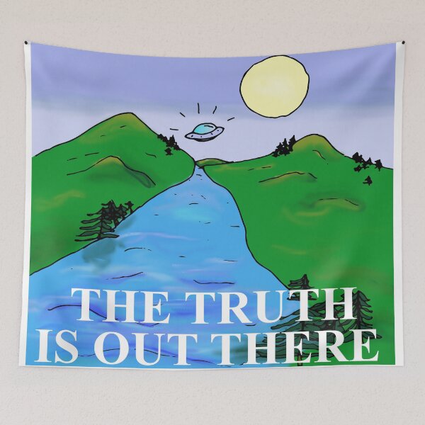 Item preview, The Truth Is Out There - X-Files Illustration designed and sold by jodilovesbucky.