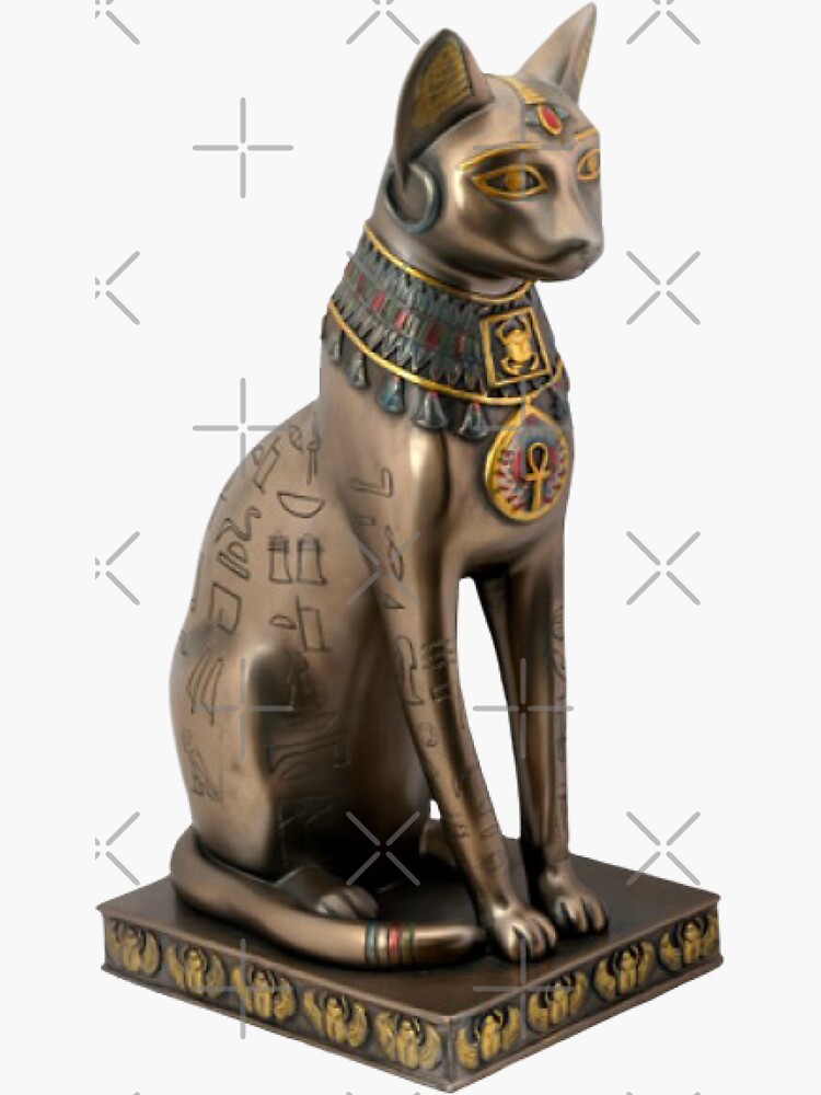 "Ancient Egypt Cat Bastet Statue statue, Mau Gods, cat Like Mammal