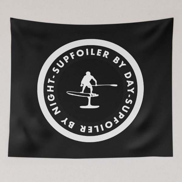 Item preview, SUPFOILER - BY DAY - SUPFOILER BY NIGHT - SUPFOILING - STAND UP PADDLE - PADDLE SURFING  designed and sold by Tropical Blood.