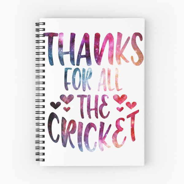 Item preview, Thanks For All The Cricket galaxy designed and sold by Byrd-Maureen.