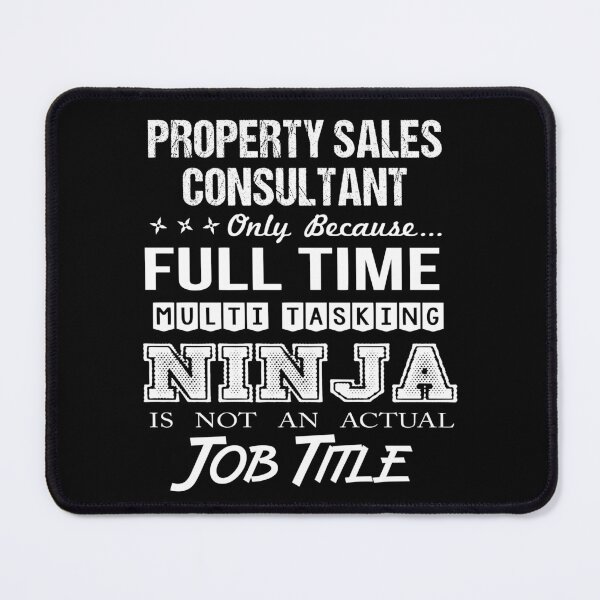 Item preview, Property Sales Consultant T Shirt - Ninja Job Gift Item Tee designed and sold by ritterdick.