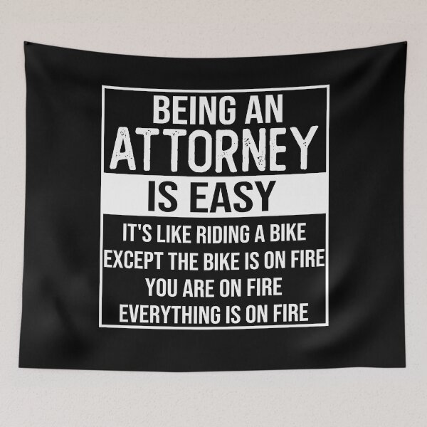 Item preview, Funny attorney saying: being an attorney is easy attorney gifts designed and sold by alaechamlal.