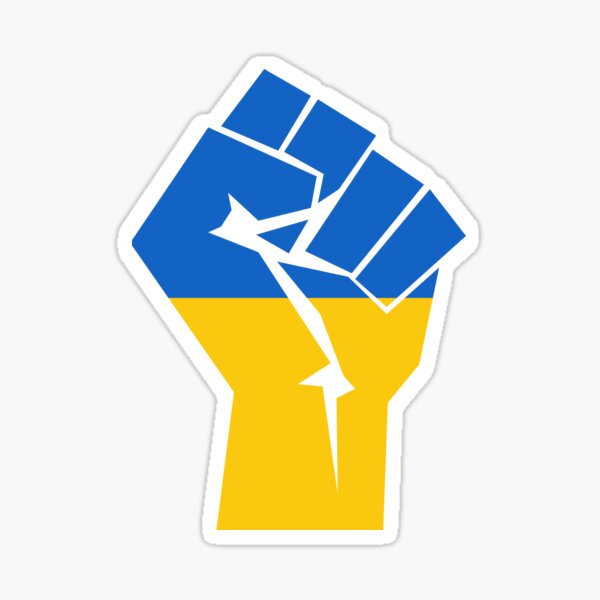 Item preview, Stand with Ukraine Fist - Russia Ukraine War - support ukraine designed and sold by CaitU.