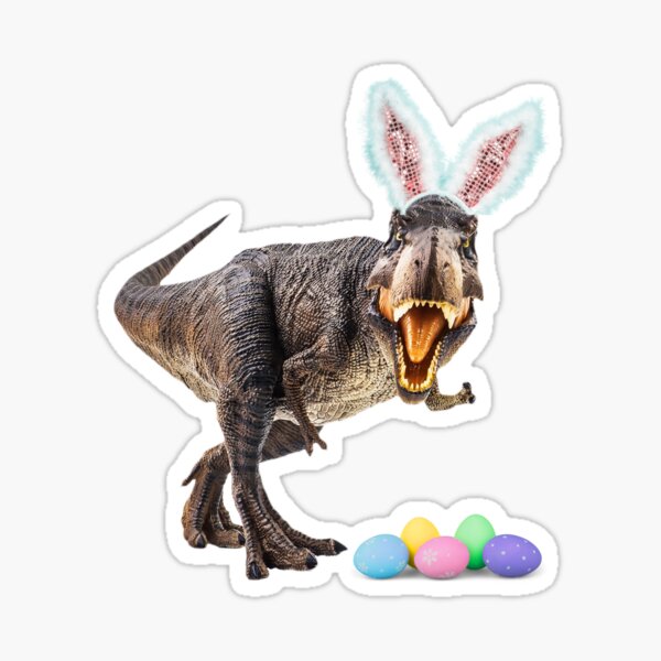 Item preview, Easter T-Rex - Dinosaur Bunny - Easter Holidays designed and sold by DazArtDesigns.